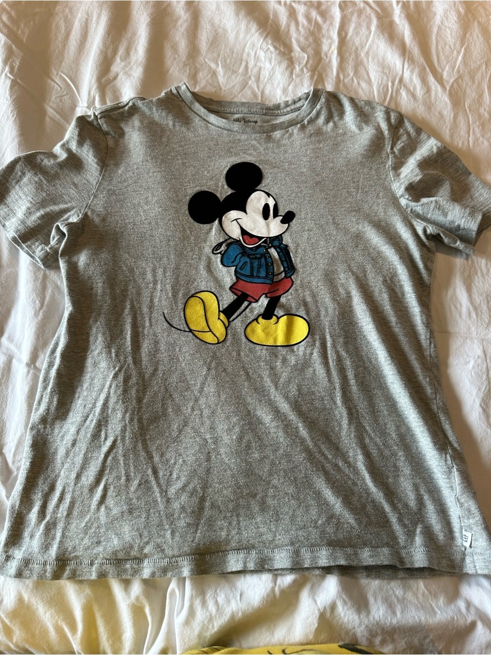 Gap Kids Disney Limited Edition Mickey Mouse Graphic Tee Youth XXL 14-16 Gray